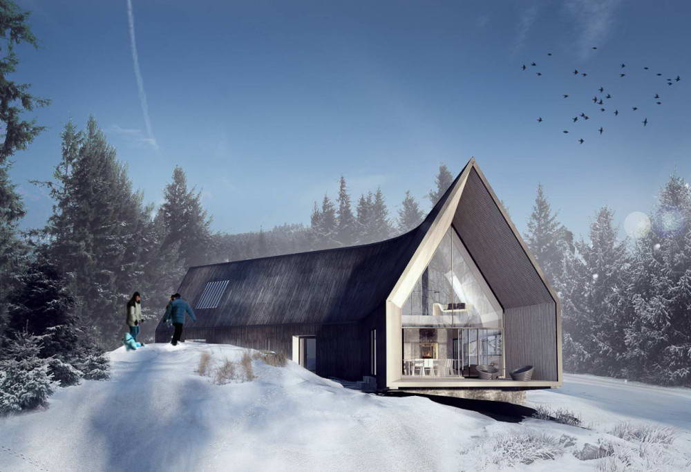 <strong>Maison en bois par « Huusog Heim Arkitektur AS », Norvège<span><b>Architecture</span></strong><i>→</i>
